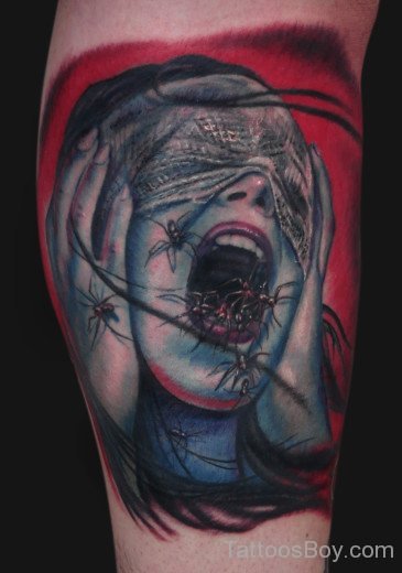 Spider Screamer Tattoo