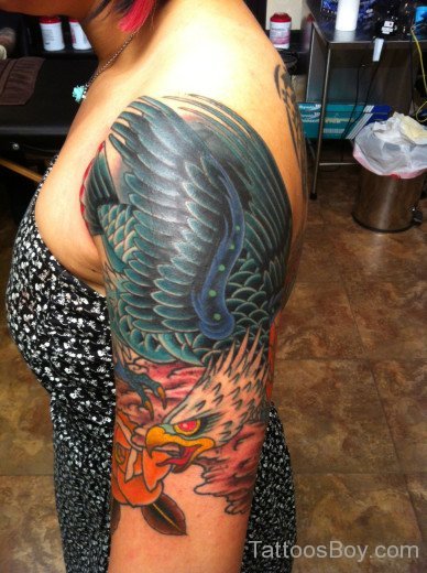 Wondeful Eagle Tattoo Design