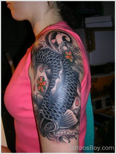 koi Fish Tattoo Design 