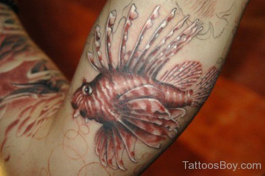 Lion Fish Tattoo Design