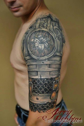 Awesome Armor Tattoo Design 