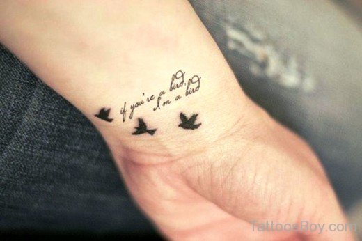 Attarctive Birds Tattoo Design