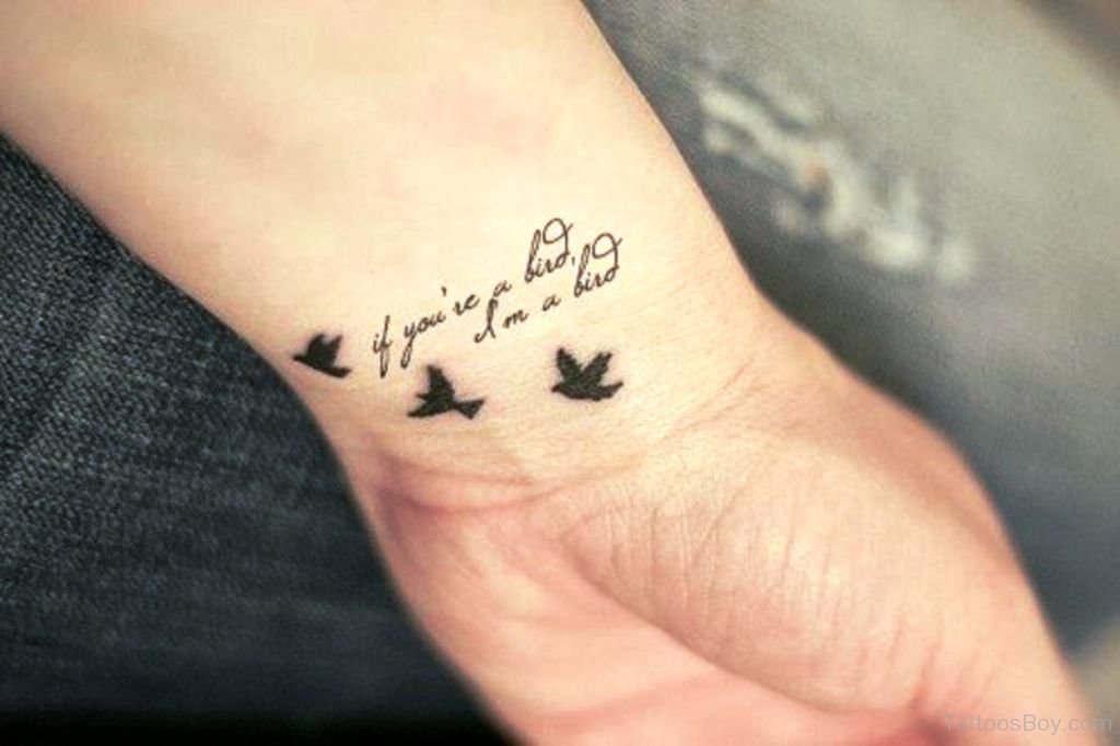 Attractive Birds Tattoo Design