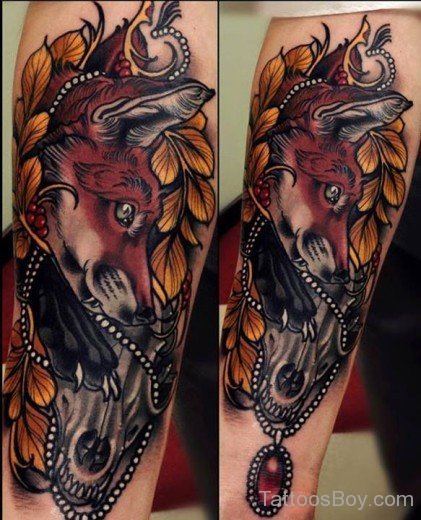 Attractive Deer Tattoo