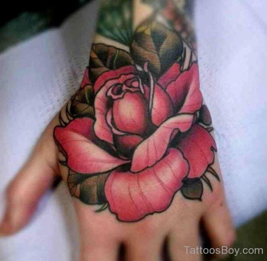 Attractive Rose Tattoo Design-TD101