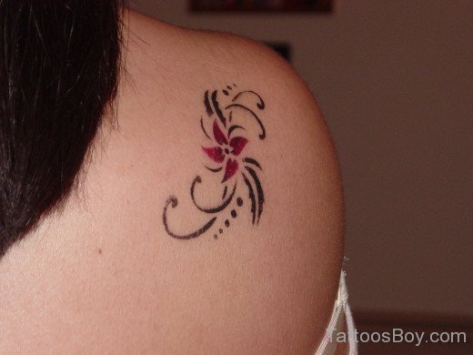 Stylish Back Tattoo
