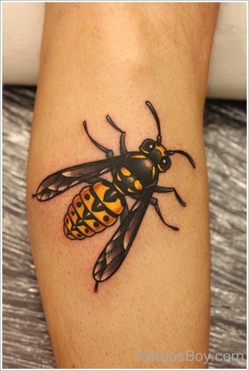 Bee Tattoo Design 
