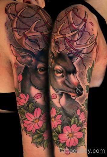 Deer Tattoo Design 