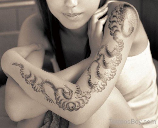 Dragon Tattoo On Arm