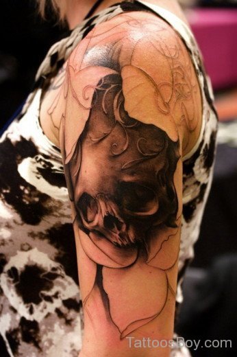 Elegant Skull Tattoo