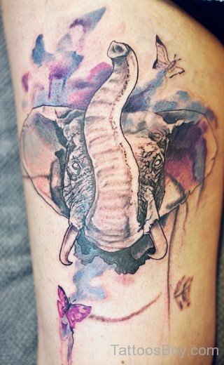 Elephant Tattoo Design