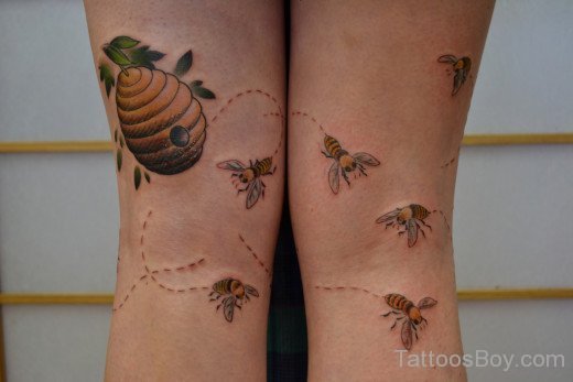 Flying Bee Tattoo-