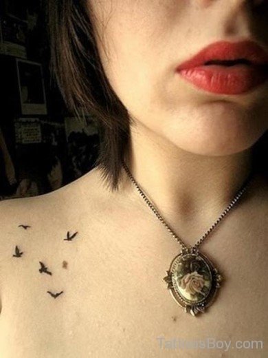  Bird Tattoo On Chest