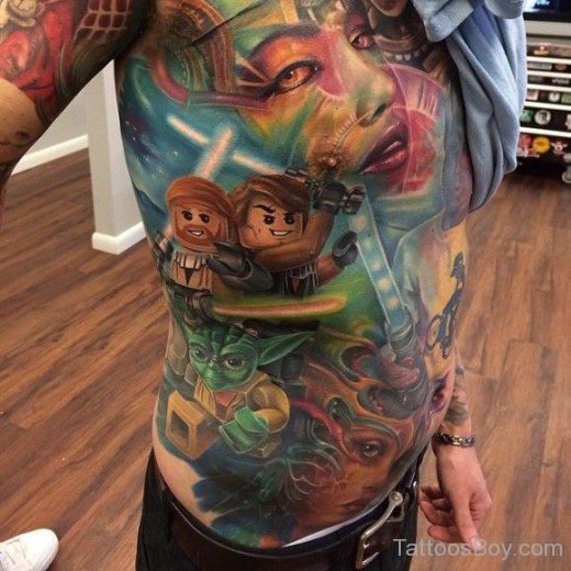 Funny Tattoo On Rib