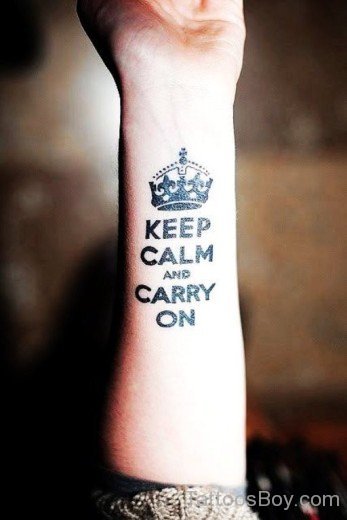 Keep Calm and Carry On