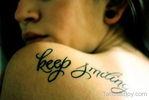 Word Tattoo On Back 