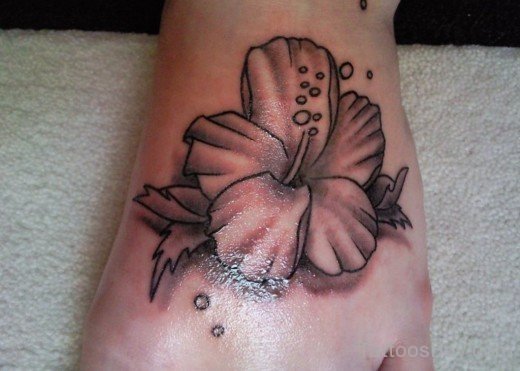 Lily Flower Tattoo Design