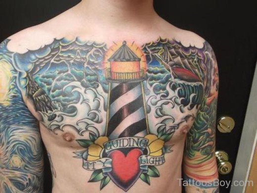 Wonderful Chest Tattoo