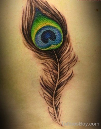Peacock Feather Tattoo Design 