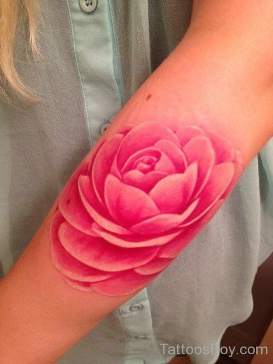 Pink Rose Tattoo