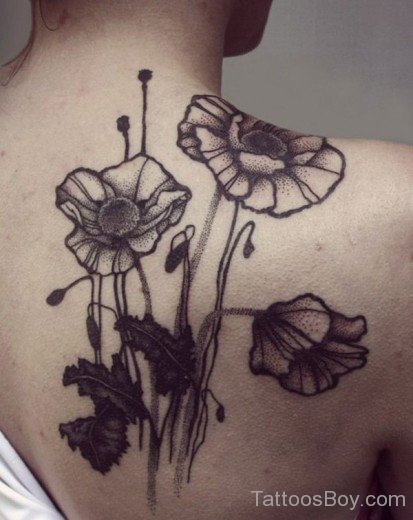 Poppy Flower Tattoo Design