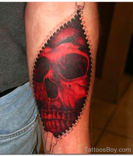 Red Skull Tattoo