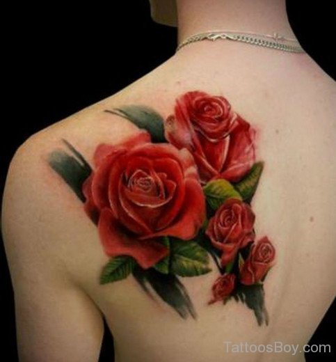 Beautiful Rose Tattoo Design 