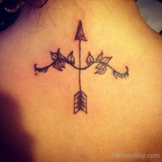 Sagittarius Arrow Tattoo Design 