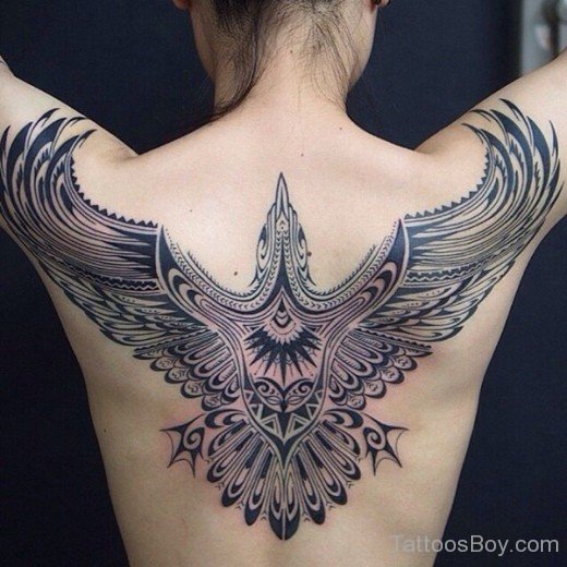 Eagle Tattoo On Back