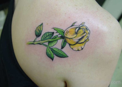 Yellow Rose Tattoo