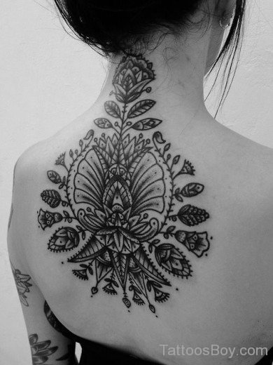 Elegant  Back Tattoo