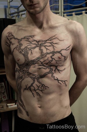 Awresome Tree Tattoo Design