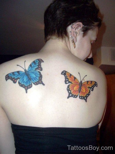 Beautiful Butterfly Tattoo Design