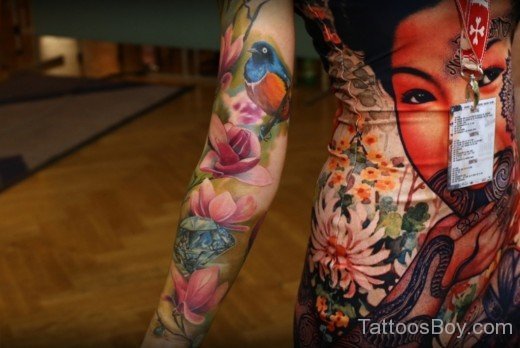 Beautiful Flower Tattoo Design