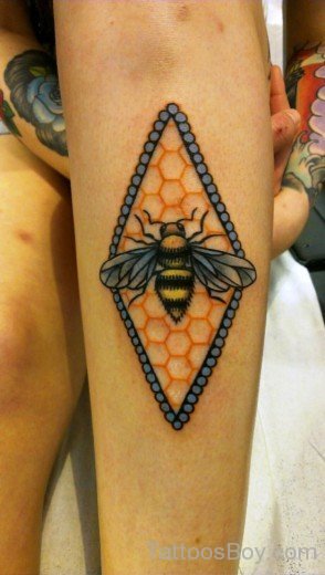 Bee Tattoo On Arm