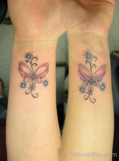 Butterfly Tattoo On Wrist