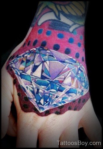 Diamond Tattoo Design 