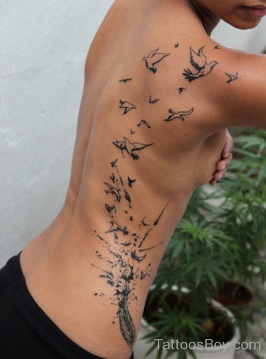 Flying Birds Tattoo Design