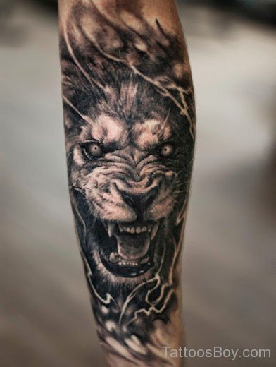 Roaring Lion Tattoo