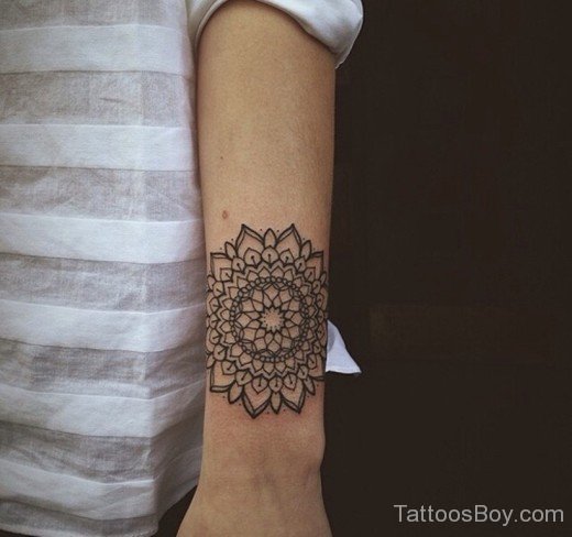 Mandala Tattoo On Wrist