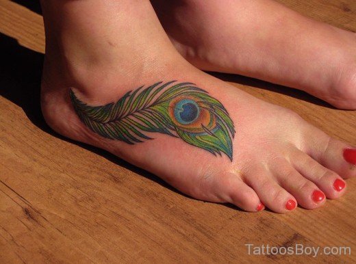 Peacock Feather Tattoo