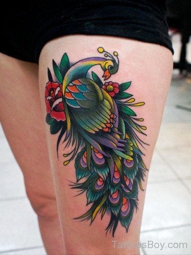 Fantstic Peacock Tattoo 