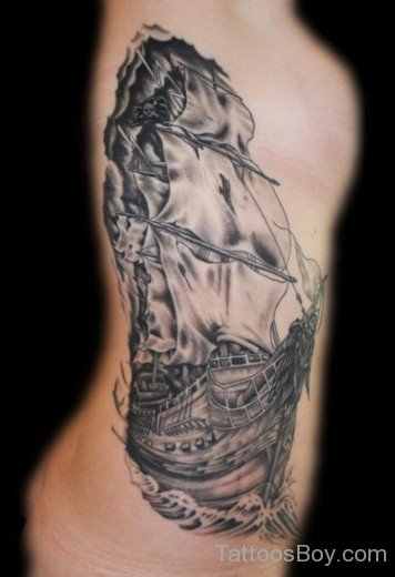 Pirate Ship Tattoo