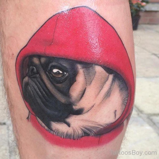 Pug Tattoo Design