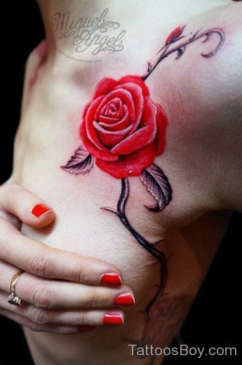 Awesome Rose Tattoo