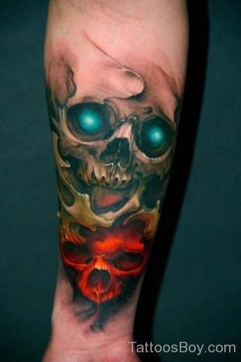Wonderful Skull Tattoo 