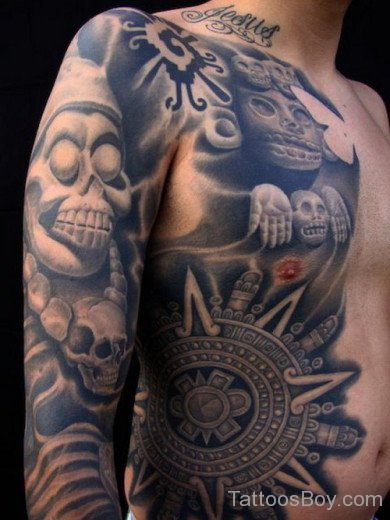 Stylish Full Sleeve Tattoo