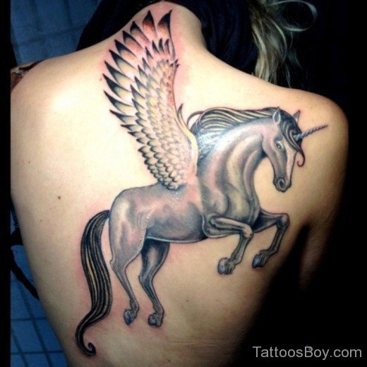 Unicorn Tattoo Design 