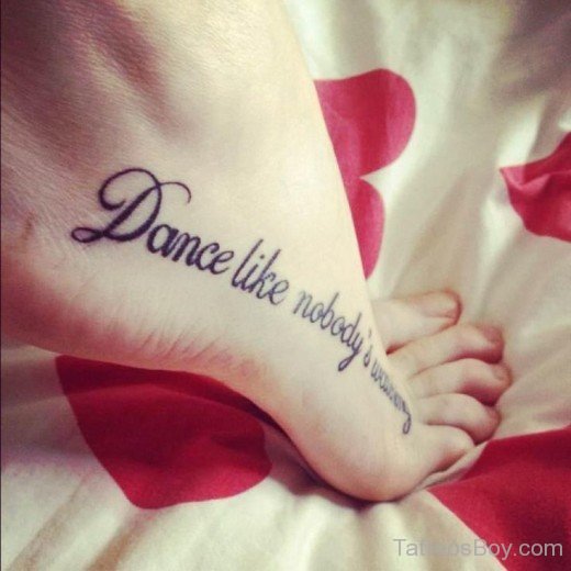 Awesome Wording Tattoo