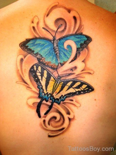 Awesome Butterfly Tattoo Design 